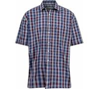 U.S Trading Champion Mens Whitby Short Sleeved Country Shirt, Sizes Medium-5XL, Red/Blue/Navy (UK, Alpha, 5XL, Regular, Regular, Red)
