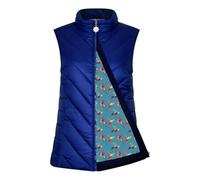 U.S Trading Ladies Country Estate Lundy Diamond Quilted Gilet Bodywarmer (UK, Numeric, 18, Regular, Regular, Navy)