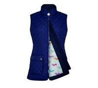 U.S Trading Ladies Womens Champion Country Estate Banbury Diamond Quilted Gilet Bodywarmer Navy Blue (UK, Numeric, 20, Regular, Regular, Navy Blue)