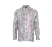 U.S Trading Men's Classic Checkered Tattersall Country Style Long Sleeved Champion Shirt (UK, Alpha, M, Regular, Regular, York Red)