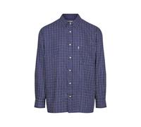 U.S Trading Men's Classic Checkered Tattersall Country Style Long Sleeved Champion Shirt (UK, Alpha, XL, Regular, Regular, Castleton Navy)