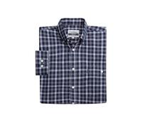 U.S Trading Men's Classic Checkered Tattersall Country Style Long Sleeved Shirts (UK, Alpha, 3XL, Regular, Regular, Southwold Navy)
