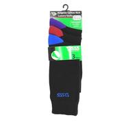 U.S Trading Men's Duke D555 3 Pairs Kingsize Cotton Rich Luxury Socks - Extra Wide Comfort Fit Socks (UK, Numeric, 11, 13, Regular, Regular, Phoenix)
