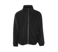 U.S Trading Men's Glen Country Estate Quilt Lined Fleece Coat - Fleece Jacket (UK, Alpha, 5XL, Regular, Regular, Black)