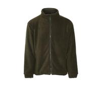 U.S Trading Men's Glen Country Estate Quilt Lined Fleece Coat - Fleece Jacket (UK, Alpha, M, Regular, Regular, Olive Green)