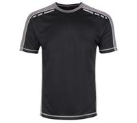 U.S Trading Tuffstuff 151 Elite Performance T-Shirt, Moisture Wicking, Lightweight, Reflective Print, Work Wear Men, Mens Plain T-Shirts, Work T-Shirts (UK, Alpha, L, Regular, Regular, Black)