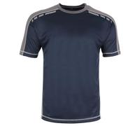 U.S Trading Tuffstuff 151 Elite Performance T-Shirt, Moisture Wicking, Lightweight, Reflective Print, Work Wear Men, Mens Plain T-Shirts, Work T-Shirts (UK, Alpha, XL, Regular, Regular, Navy Blue)