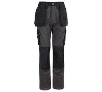 U.S Trading Tuffstuff 700 Utility Heavyweight Canvas Extreme Work Trousers (UK, Waist & Inseam, 28, 30, Grey Mesh)