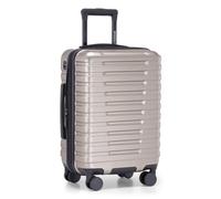 U.S. Traveler Boren Expandable Hardside Rugged Travel Luggage with 8 Spinner Wheels, Champagne, Carry-on 22-Inch