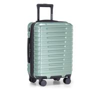 U.S. Traveler Boren Expandable Hardside Rugged Travel Luggage with 8 Spinner Wheels, Metallic Lime Green, Carry-on 22-Inch