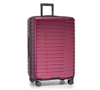 U.S. Traveler Boren Expandable Hardside Rugged Travel Luggage with 8 Spinner Wheels, Metallic Red, Checked-Large 30-Inch