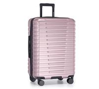 U.S. Traveler Boren Expandable Hardside Rugged Travel Luggage with 8 Spinner Wheels, Orchid, Checked-Medium 26-Inch