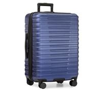 U.S. Traveler Boren Polycarbonate Hardside Rugged Travel Suitcase Luggage with 8 Spinner Wheels, Aluminum Handle, Navy, Checked-Medium 26-Inch, Boren Polycarbonate Hardside Rugged Travel Suitcase