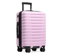 U.S. Traveler Boren Polycarbonate Hardside Rugged Travel Suitcase Luggage with 8 Spinner Wheels, Aluminum Handle, Lavender, Carry-on 22-Inch, USB Port, Boren Polycarbonate Hardside Rugged Travel
