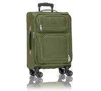 U.S. Traveler Rio Lightweight Softside Rolling Carry-on Suitcase, 4-Wheel, Green, 4-Wheel Single, U.s. Traveler Rio Lightweight Softside Rolling Carry-on Suitcase