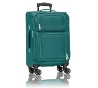 U.S. Traveler Rio Lightweight Softside Rolling Carry-on Suitcase, 4-Wheel, Teal, 4-Wheel Single, U.s. Traveler Rio Lightweight Softside Rolling Carry-on Suitcase