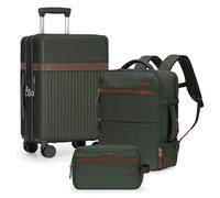 U.S. Traveler Vista Way 3 Piece Travel Set, Green, S, Vista Way 3 Piece Travel Set