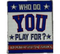 U.S. United States Hockey Miracle on Ice 1980 Official Who Do You Play For Lapel Pin - Collectible Memorabilia, Makes a Great Gift