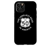 U.S. US ROUTE 50 HIGHWAY ROAD SIGN LONELIEST ROAD IN AMERICA Case for iPhone 11 Pro
