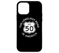 U.S. US ROUTE 50 HIGHWAY ROAD SIGN LONELIEST ROAD IN AMERICA Case for iPhone 12 mini