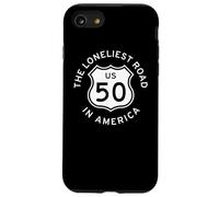 U.S. US ROUTE 50 HIGHWAY ROAD SIGN LONELIEST ROAD IN AMERICA Case for iPhone SE (2020) / 7/8