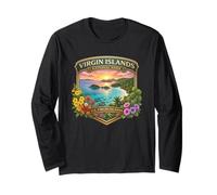 U.S. Virgin Islands National Park Caribbean Novelty Souvenir Long Sleeve T-Shirt