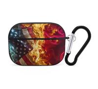 U.S. Vs Chinese Flag Tariff War Cute Case Compatible with AirPods Pro Protective Cover with Keychain