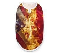 U.S. Vs Chinese Flag Tariff War Funny Dog Shirts Pet Sleeveless Clothes Puppy Cat T-shirts for Small to Large