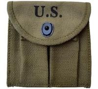 U.S WWII M1 Carbine Buttstock Ammo Ammunition Cartridge Magazine Pouch (Od Green)