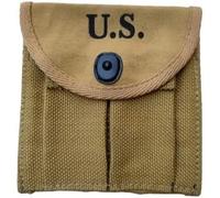 U.S WWII M1 Carbine Buttstock Ammo Ammunition Cartridge Magazine Pouch WW2