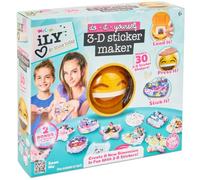 U.saf 3D Sticker Maker, Creative Craft Kit with Glitter Gems Beads, 30 x 8.25 x 28cm, Make Your Own Custom Stickers for Kids