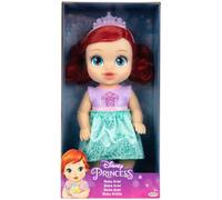 U.saf Disney Princess Baby Doll Ariel Rooted Hair Tiara 31.7x15.8x9.5cm Belle Rapunzel Available Playtime Fun