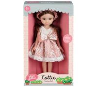U.saf Glam Dollies Fashion Doll Lottie Dress Headband Shoes Elegant Playtime Collectible Doll Collection