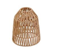 U.saf Home Collections Rope Shade Pendant Light - Handwoven, Eco-Friendly Ceiling Fixture for Modern, Coastal, or Rustic Décor - Stylish Natural Lighting for Living Rooms & Kitchens