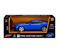 U.saf Kool Speed Ford Mustang Mach 1 RC Replica Car 1:24 Scale - Remote Control Muscle Car with Headlights, Rubber Tyres & Precision Steering for Kids and Collectors