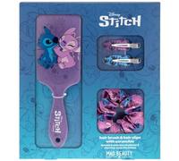 U.saf Mad Beauty Disney Stitch Hairbrush Set 4pcs Hair Clips Scrunchie Angel Hair Brush Disney Fan Gift