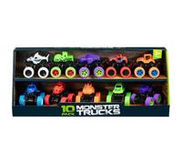 U.saf Monster Trucks 10pk Friction Powered Vehicle Set for Kids - Durable Mini Racing and Action Toy Cars for Adventure and Speed Play