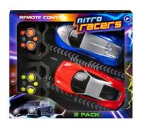 U.saf Nitro Racer RC Cars 2pk - Dual Pack High-Speed Remote Control Racing Vehicles for Kids with Red & Blue Cars | Indoor Outdoor Action Toy Set with Precision Steering & Long-Range Control