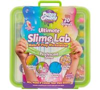U.saf Oozey Goozey Ultimate Slime Lab Playset with Glitter Textures Scents Science Experiment Kit for Kids Creative Sensory Play 34.5x28.5x8cm
