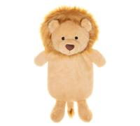 U.saf Soft Plush Lion Hot Water Bottle with Adorable Animal Design Winter Bedtime Warmer for Relaxation and Pain Relief Therapy