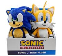 U.saf Sonic the Hedgehog Plush 2pk Sonic Tails Stuffed Toys Adventure Snuggles Fan Collection Character Set