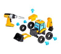 U.saf Teamsterz My First JCB Take Apart Joey JCB Construction Toy - Interactive Build & Play Digger with Battery Drill, Chunky Design for Kids 18m+