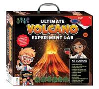 U.saf Ultimate Volcano Experiment Lab Kit, STEM Science Educational Toy with Volcano Mold, Project Book, Chemicals, Safety Goggles, 29x33x7cm, Ages 8+
