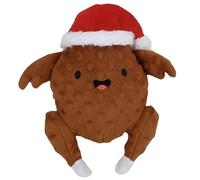 U.saf Winter Paws Festive Friends Turkey Pet Toy with Interactive Crinkling and Squeaking Features for Engaging Dog and Cat Playtime Holiday Entertainment and Seasonal Enrichment Activities