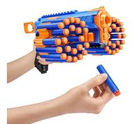 U.saf Zuru X-Shot Insanity Manic Twin Pack 2 Blasters 98ft Range 48 Darts 4 Storage Units Connector Modular System 30x68x6cm