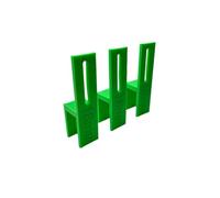 U Scribe tool - Set of 3 - The Perfect Jig Tool for Any Kitchen, Bedroom (Neon Green, 16mm)