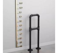 U-Sd Industrial Stair Railing Extra Iron il for Outdoor Steps Safe Guardrail for Stairs - 2.46ft (75cm) il for Secure Support