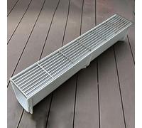 U-Sd Underground Draina System Resin Gutter Drain with Stainless Steel Grates for Rainwater Sidewal and Sheds - Efficient Water ment Solut