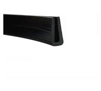 U Seal Strip,Trim Seal, Flat Bottom 3.28FT Black Rubber Weather Stripping Sealing Strip, for Cabinets Furniture Restoration(12mm x 12mm)