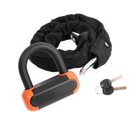 U Shackle Chain Security Set Compact Alloy Cover Two Keys, A | Travel Parking, and Daily Use